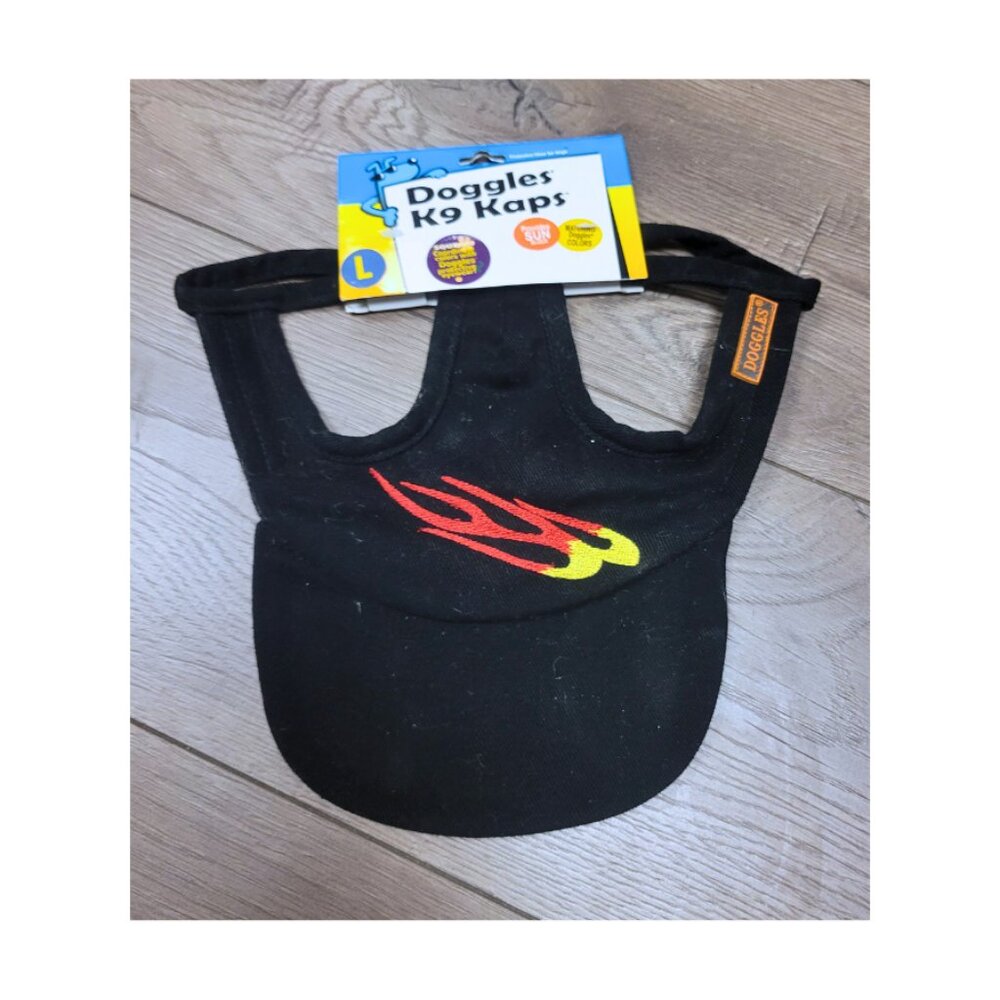 Doggles K9 Kap - Flame, SZ Large, NWT